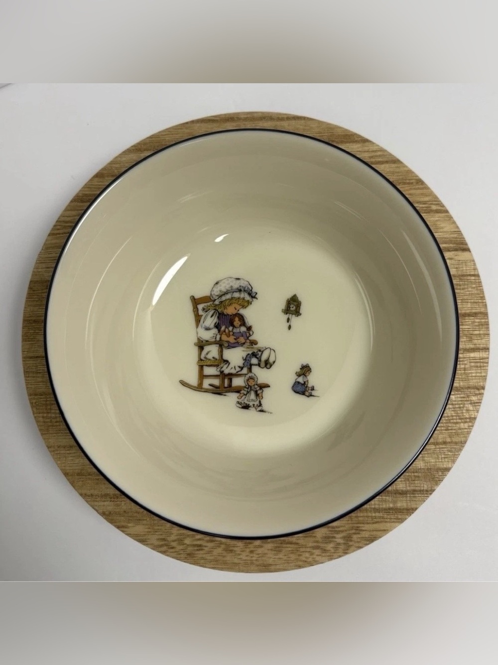 Vintage Lenox "Special" Series Child's Porcelain Bowl Cream 6 inch diameter